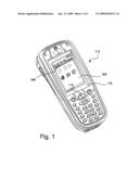 Low battery alert for an image reader diagram and image