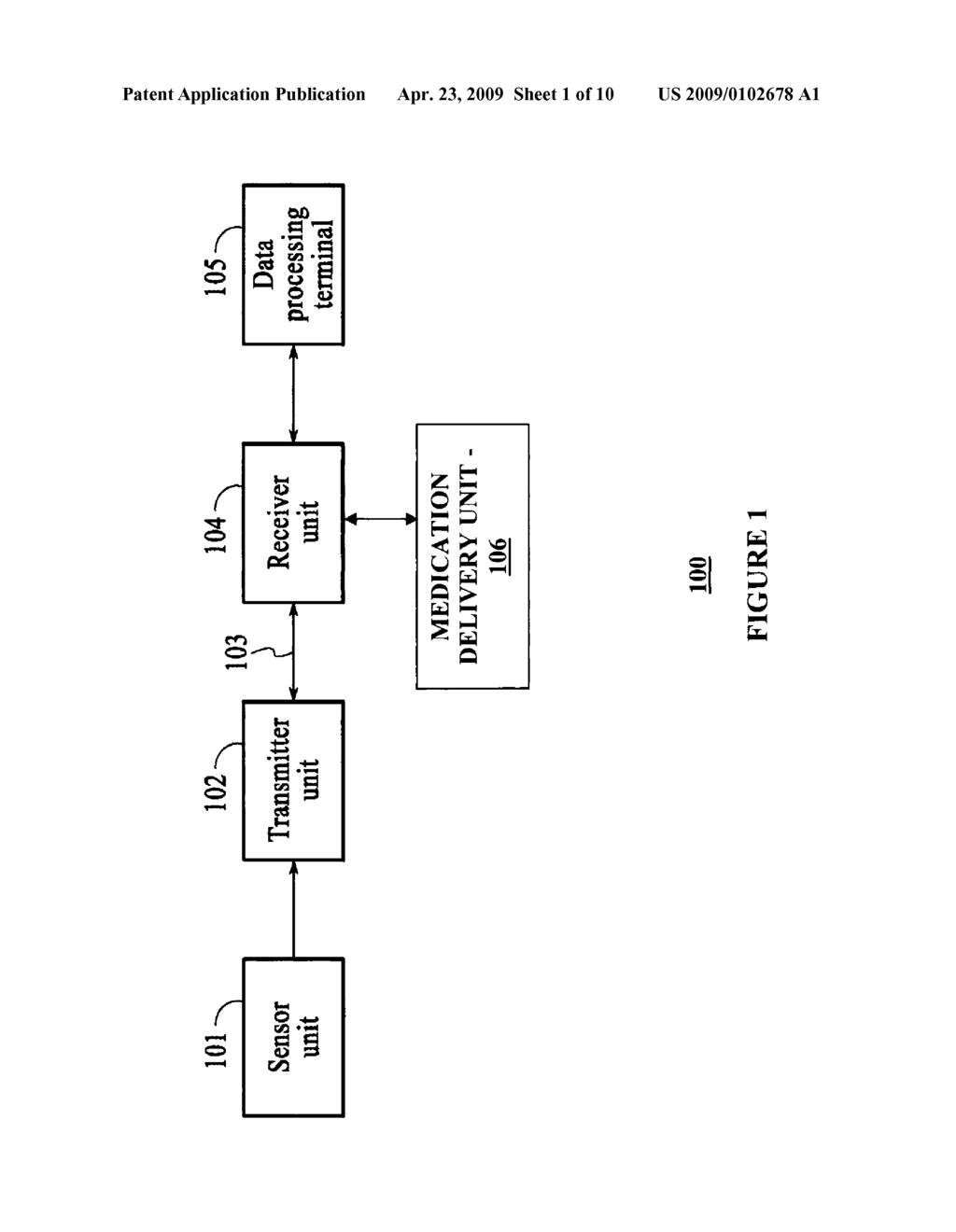 Analyte sensor transmitter unit configuration for a data monitoring and management system - diagram, schematic, and image 02