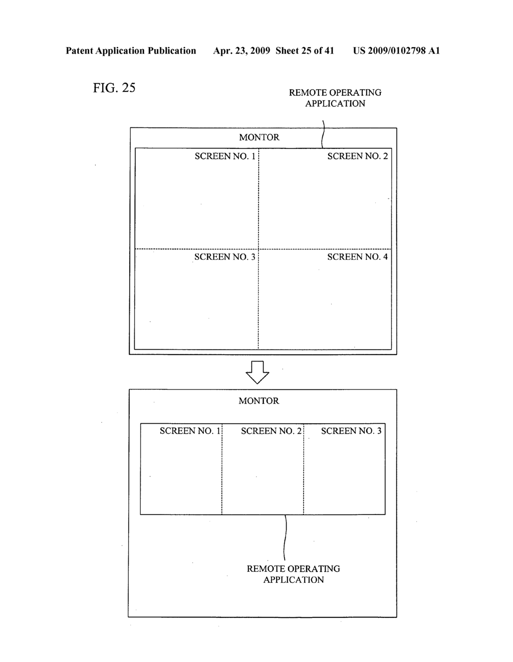 KVM switch, method for controlling the same, switching syestem for multi-monitor, and switching method for multi-monitor - diagram, schematic, and image 26