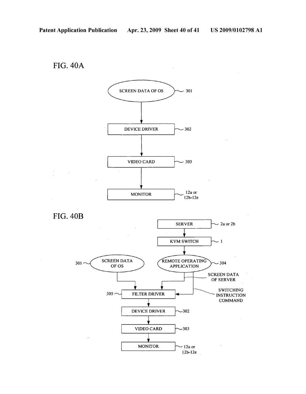 KVM switch, method for controlling the same, switching syestem for multi-monitor, and switching method for multi-monitor - diagram, schematic, and image 41