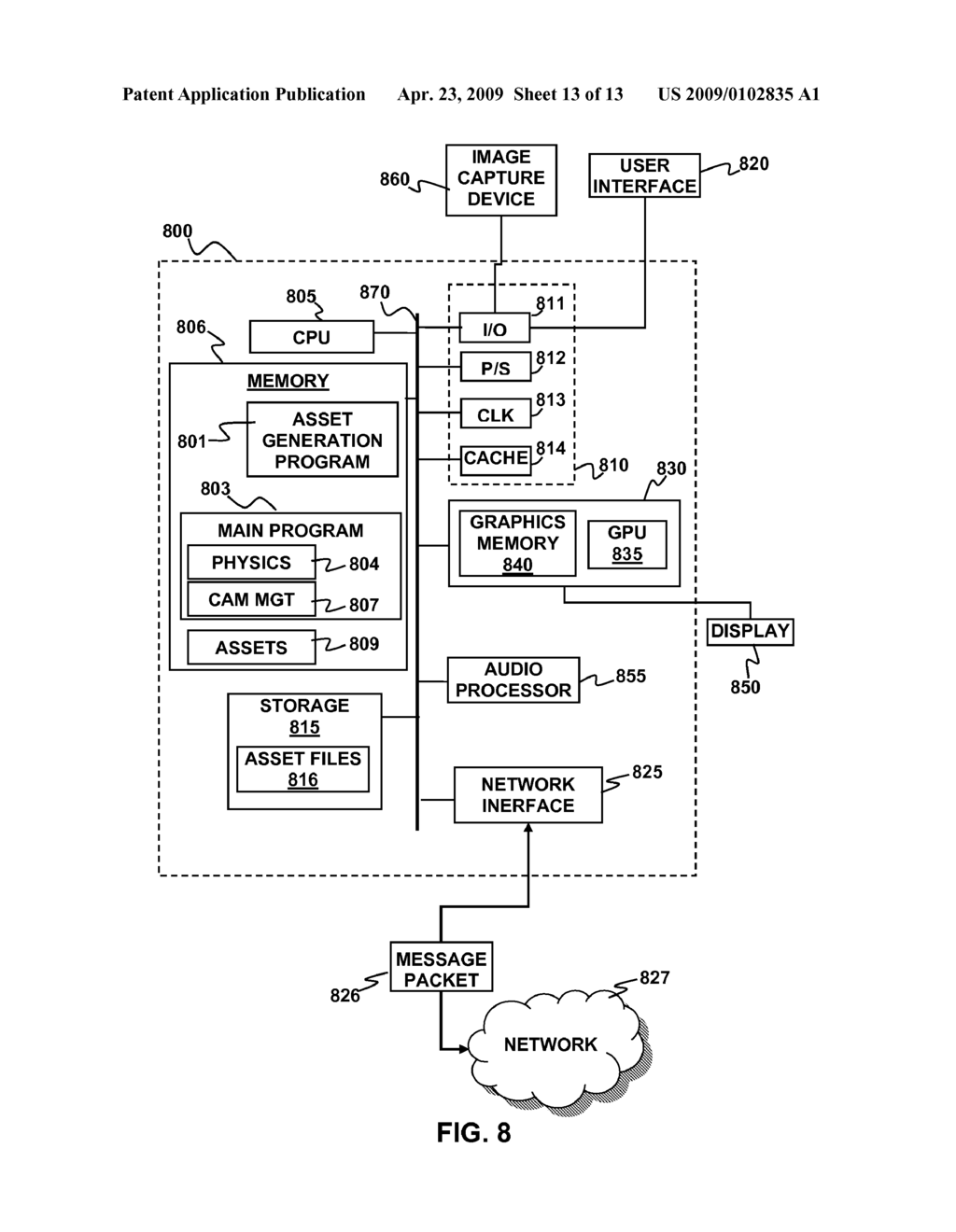 GENERATING AN ASSET FOR INTERACTIVE ENTERTAINMENT USING DIGITAL IMAGE CAPTURE - diagram, schematic, and image 14