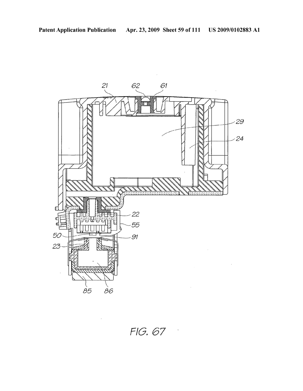 CRADLE UNIT WHICH ELECTROMAGNETICALLY OPERATES PRINTHEAD CAPPER - diagram, schematic, and image 60