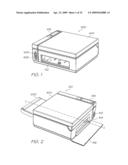 SYSTEM FOR PIVOTED CONNECTION OF CRADLE UNIT AND PRINTHEAD CARTRIDGE diagram and image