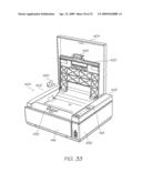 SYSTEM FOR PIVOTED CONNECTION OF CRADLE UNIT AND PRINTHEAD CARTRIDGE diagram and image