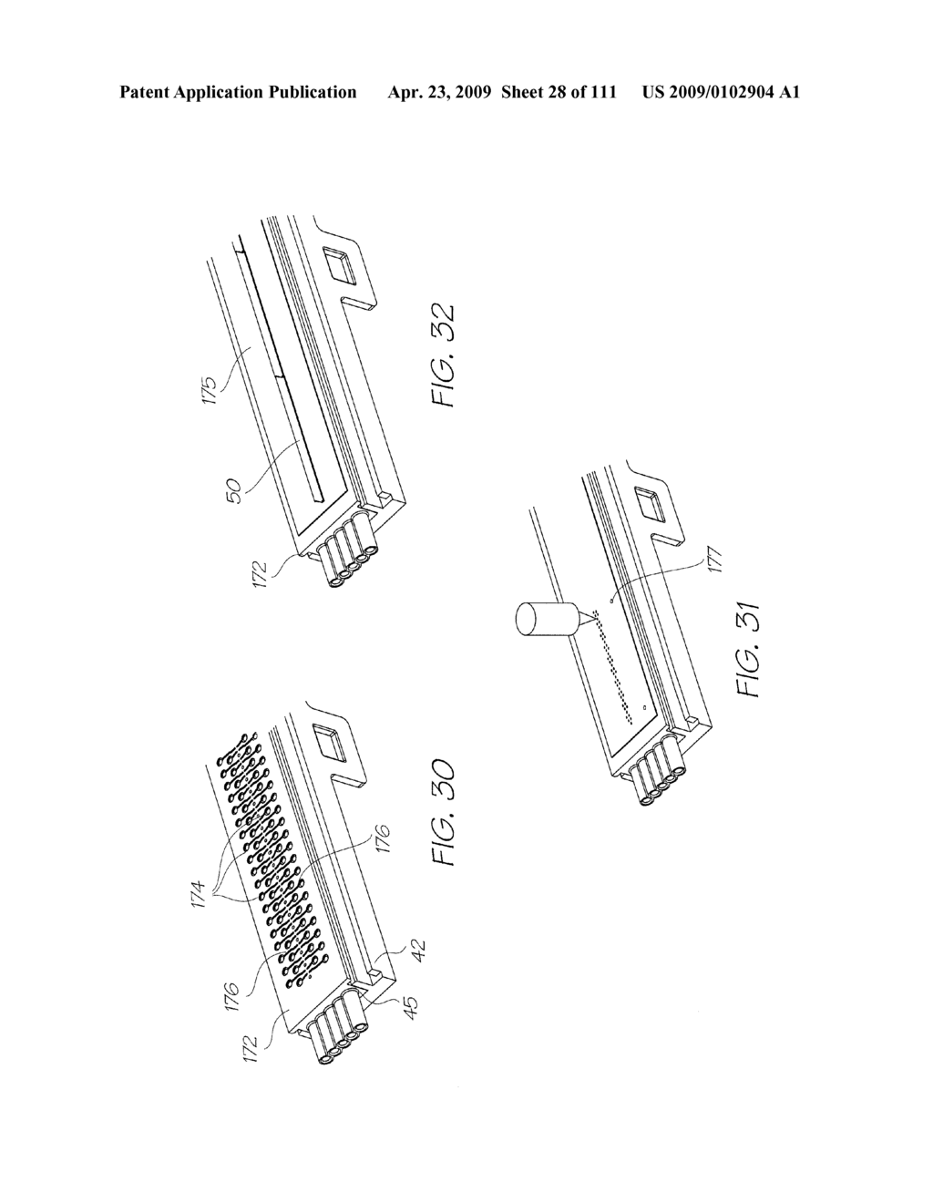 CRADLE UNIT FOR A PRINTER CARTRIDGE - diagram, schematic, and image 29