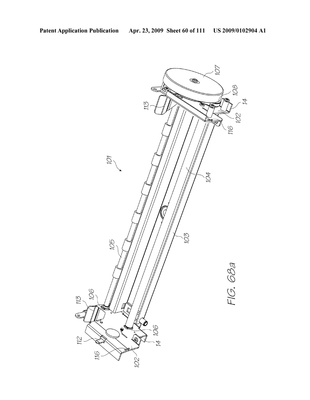 CRADLE UNIT FOR A PRINTER CARTRIDGE - diagram, schematic, and image 61