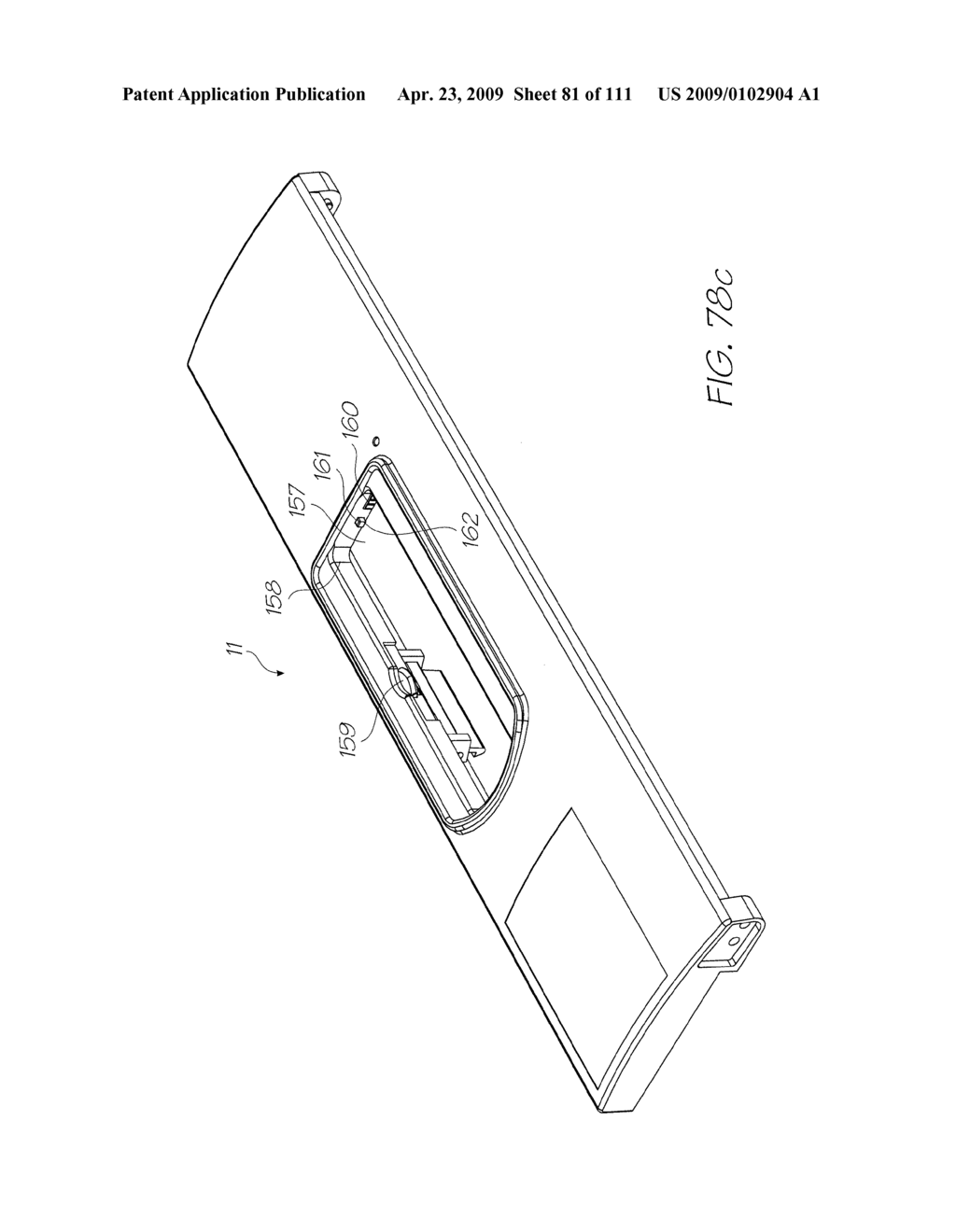 CRADLE UNIT FOR A PRINTER CARTRIDGE - diagram, schematic, and image 82