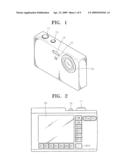 Digital image processing apparatus capable of displaying color distribution chart and method of operating the same diagram and image