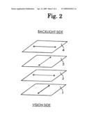 Liquid crystal display device diagram and image