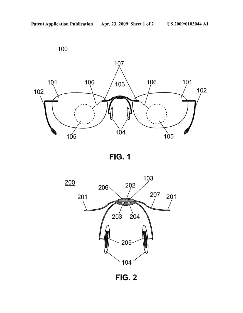 SPECTACLE FRAME BRIDGE HOUSING ELECTRONICS FOR ELECTRO-ACTIVE SPECTACLE LENSES - diagram, schematic, and image 02