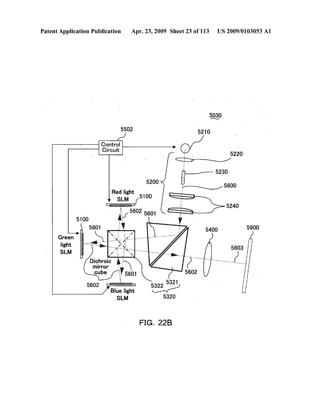 Projection apparatus comprising spatial light modulator - diagram, schematic, and image 24