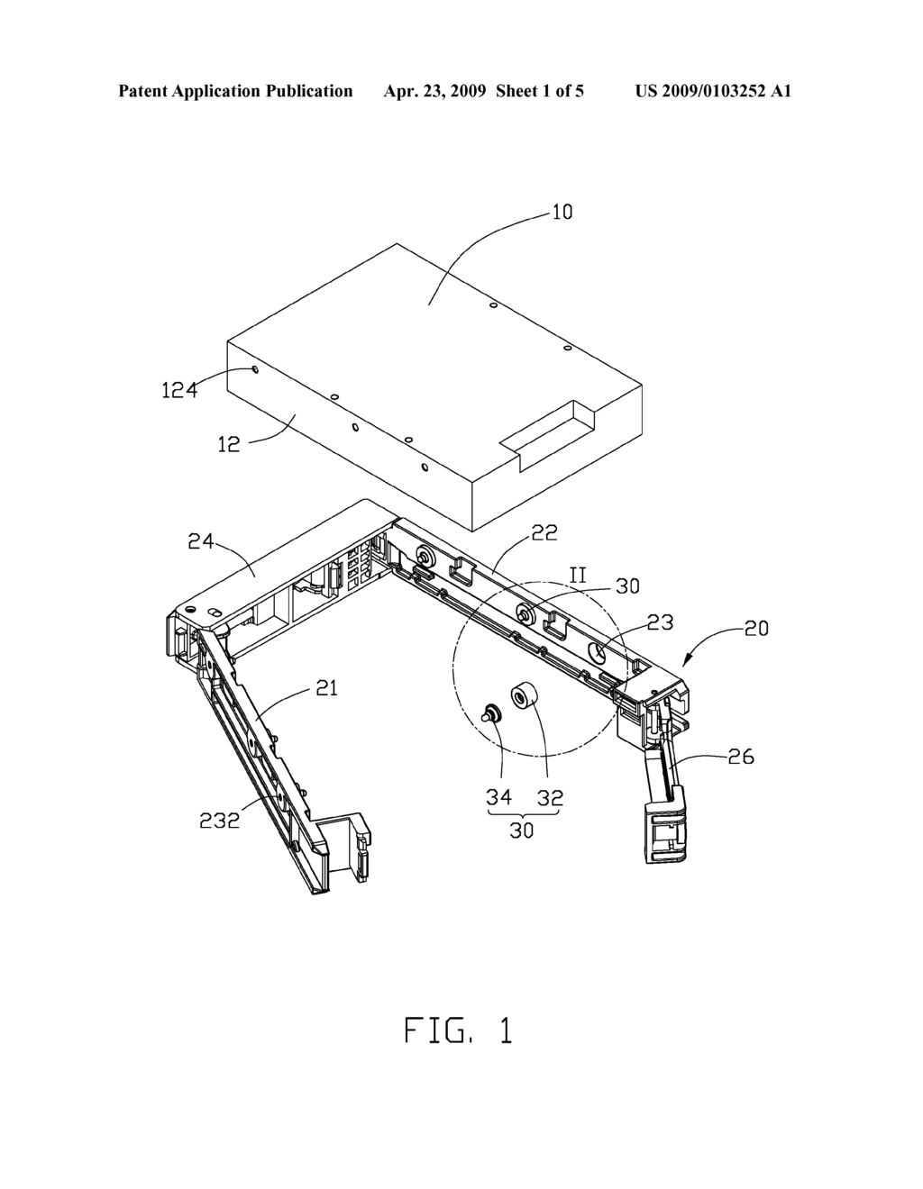 MOUNTING APPARATUS FOR STORAGE DEVICE - diagram, schematic, and image 02