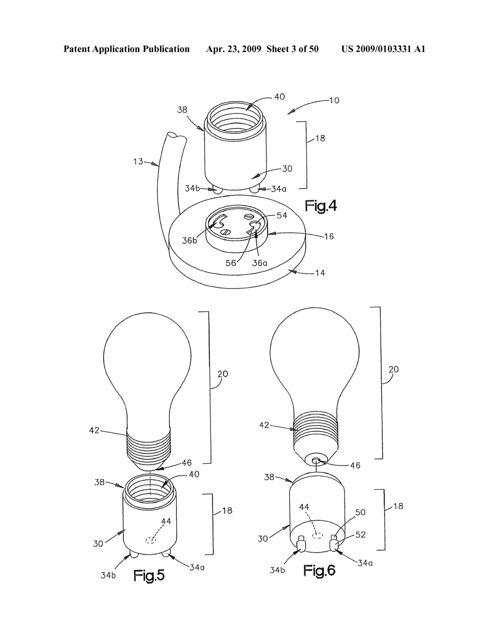 Incandescent and LED Light Bulbs and Methods and Devices for Converting Between Incandescent Lighting Products and Low-Power Lighting Products - diagram, schematic, and image 04