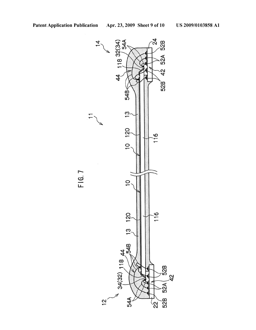 OPTICAL WAVEGUIDE FILM, METHOD FOR MANUFACTURING THE SAME, AND OPTICAL TRANSMISSION AND RECEPTION MODULE - diagram, schematic, and image 10