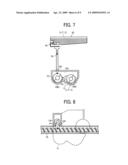 DEVELOPMENT DEVICE, IMAGE FORMING APPARATUS, AND PROCESS CARTRIDGE HAVING COMPACT STRUCTURE FOR DISCHARGING DEVELOPER diagram and image