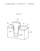 Waterproof structure for portion where members are tightened with screw diagram and image