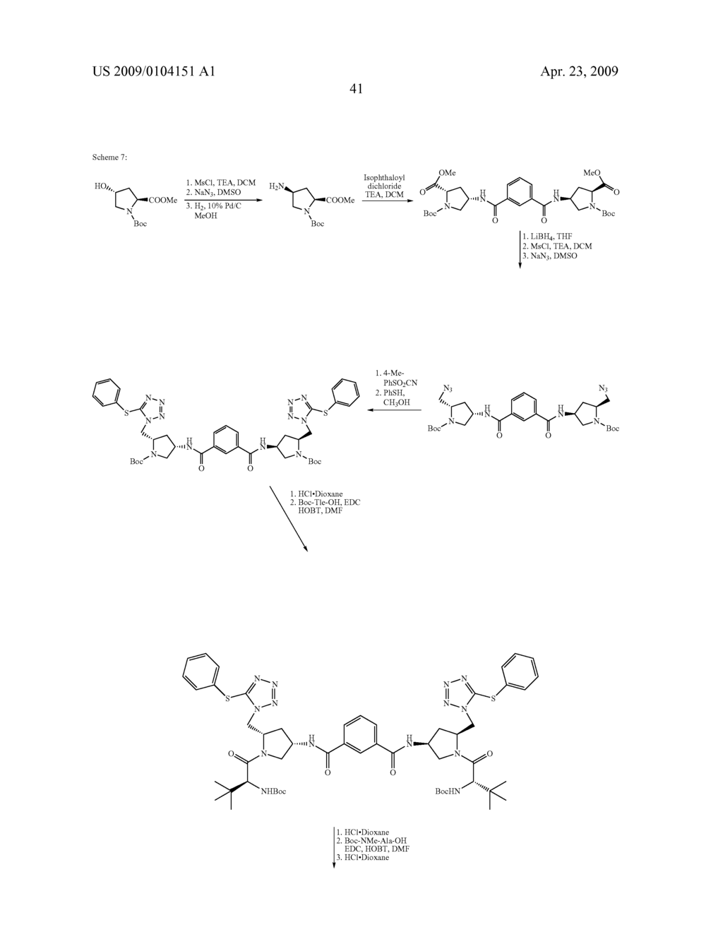 SMAC MIMETIC DIMERS AND TRIMERS USEFUL AS ANTI-CANCER AGENTS - diagram, schematic, and image 42