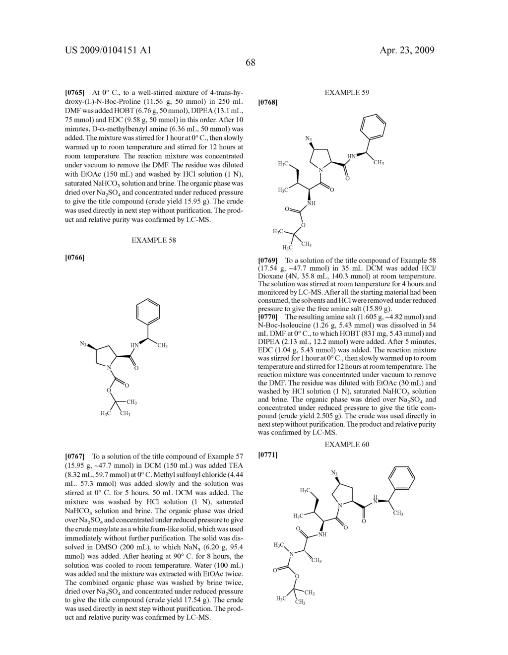 SMAC MIMETIC DIMERS AND TRIMERS USEFUL AS ANTI-CANCER AGENTS - diagram, schematic, and image 69