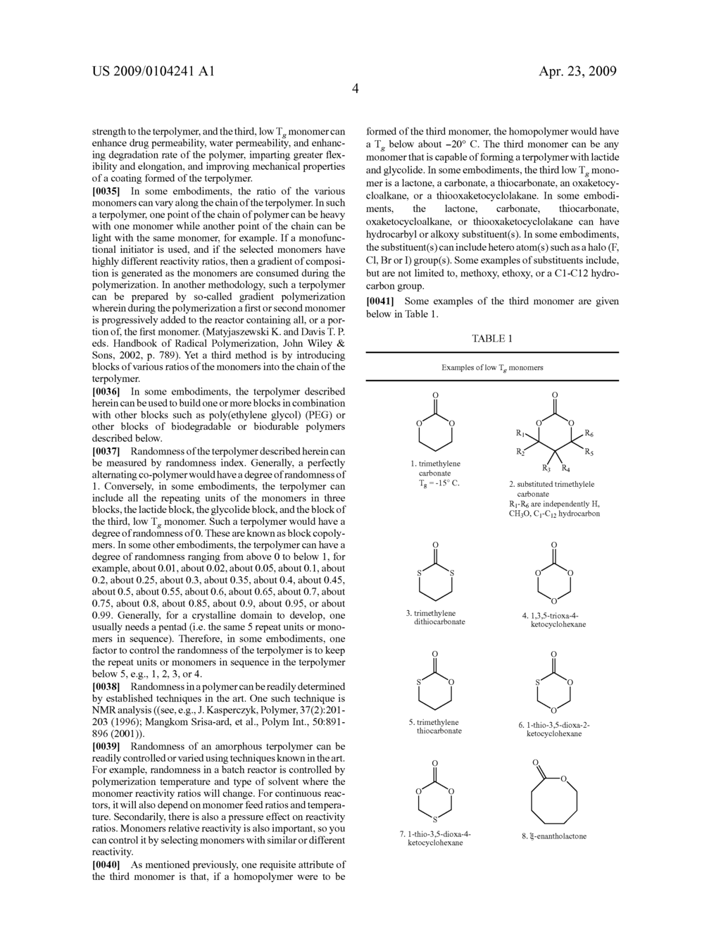 RANDOM AMORPHOUS TERPOLYMER CONTAINING LACTIDE AND GLYCOLIDE - diagram, schematic, and image 05