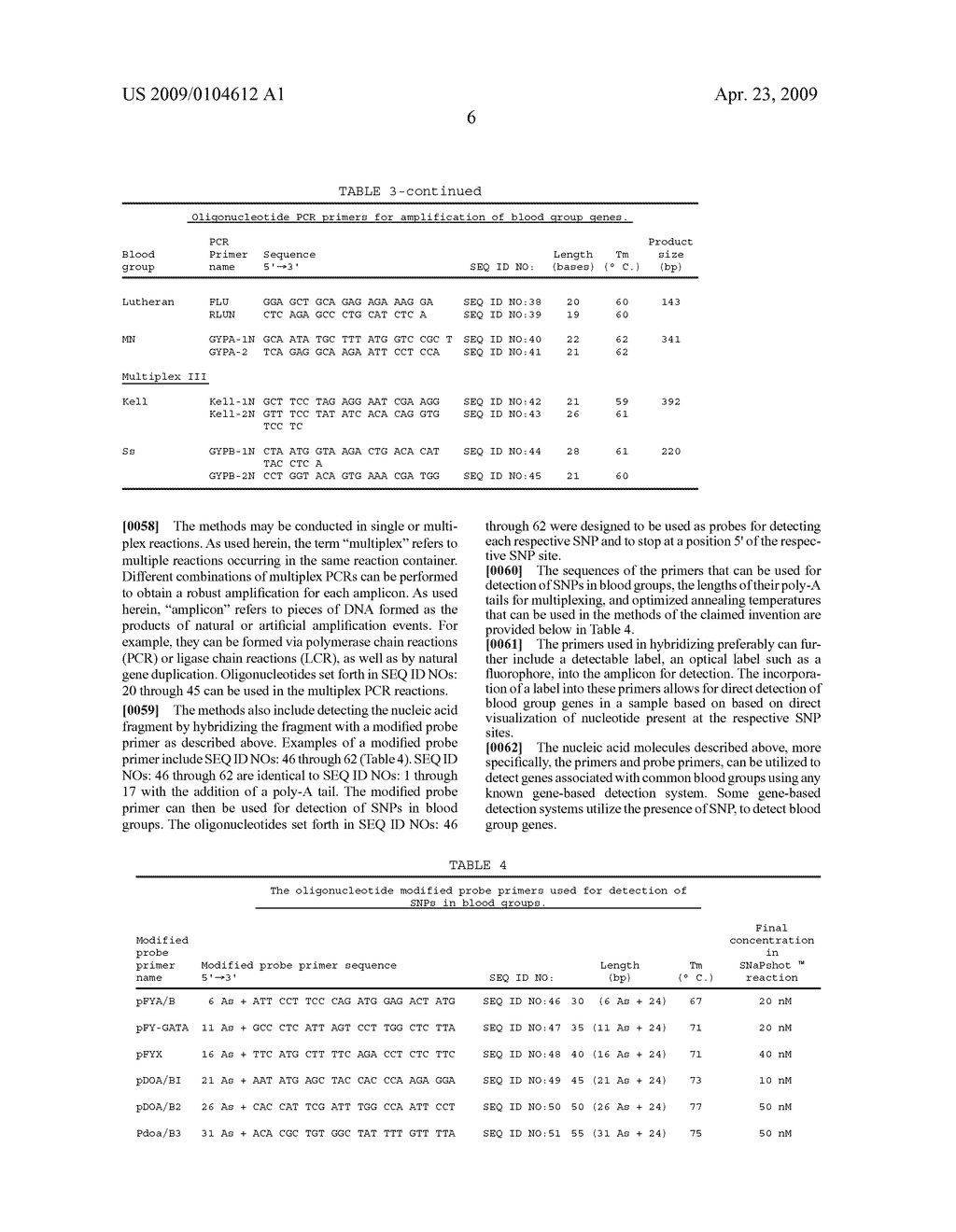 DETECTION OF BLOOD GROUP GENES - diagram, schematic, and image 11