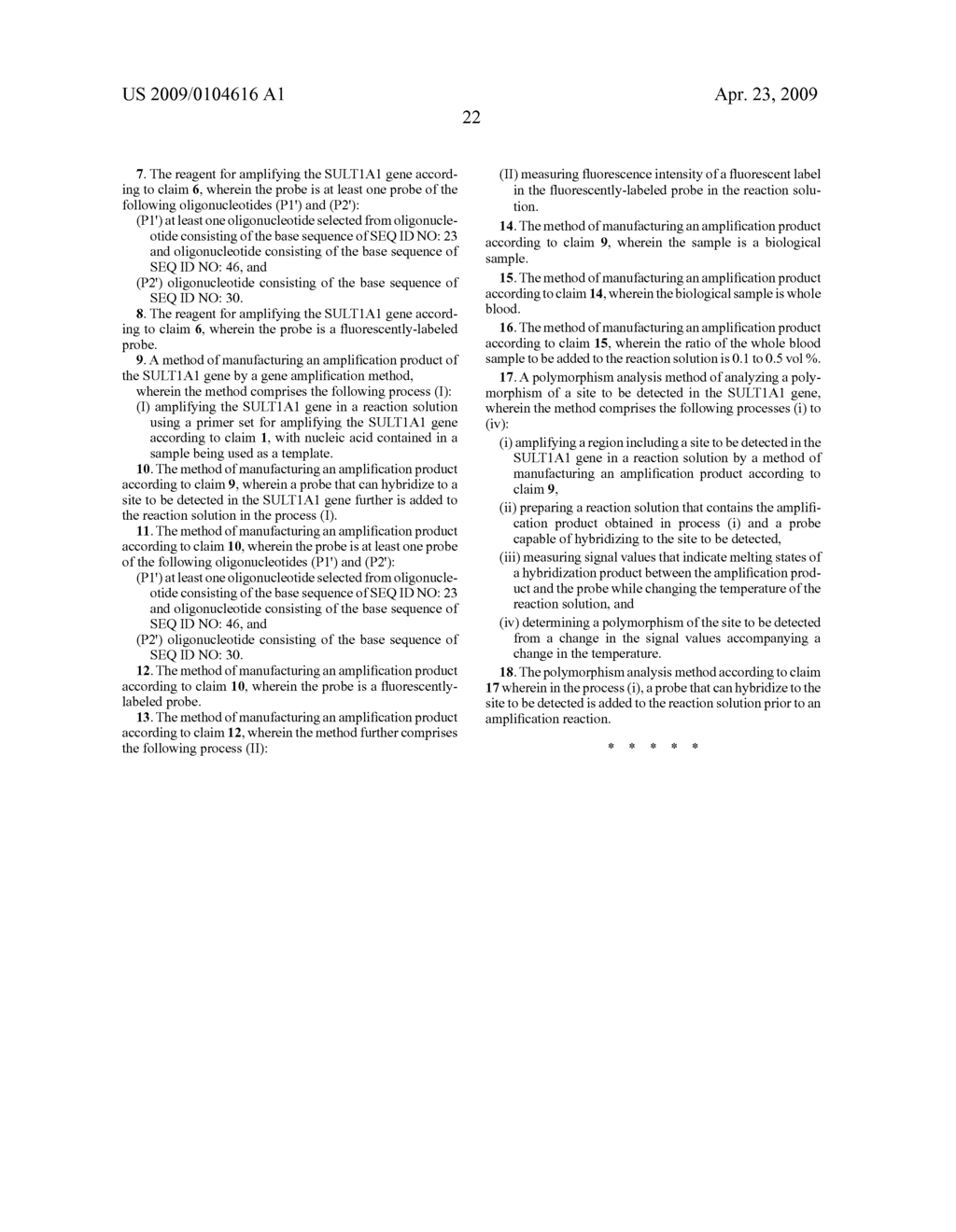 PRIMER SET FOR AMPLIFYING SULT1A1 GENE, REAGENT FOR AMPLIFYING SULT1A1 GENE CONTAINING THE SAME, AND THE USES THEREOF - diagram, schematic, and image 27