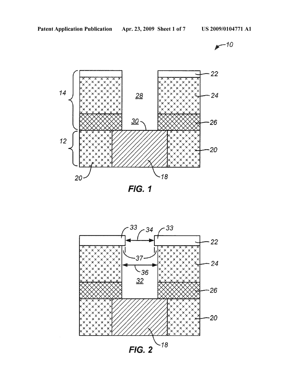 METHOD FOR MAKING A SELF-CONVERGED VOID AND BOTTOM ELECTRODE FOR MEMORY CELL - diagram, schematic, and image 02