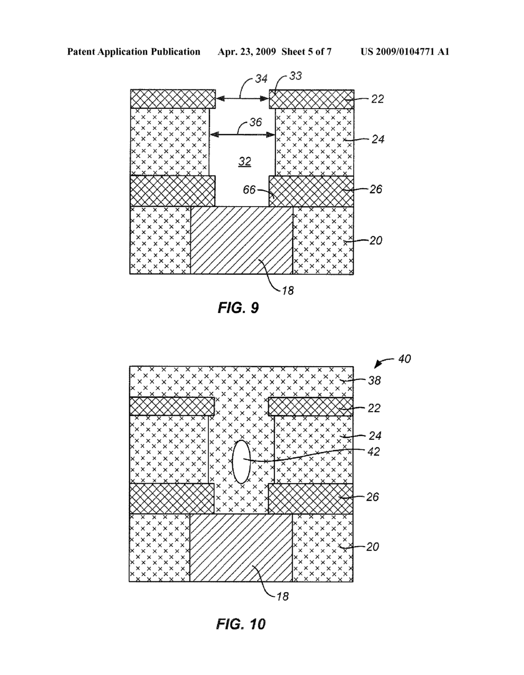 METHOD FOR MAKING A SELF-CONVERGED VOID AND BOTTOM ELECTRODE FOR MEMORY CELL - diagram, schematic, and image 06