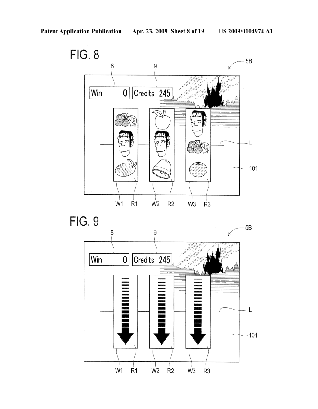 GAMING SYSTEM IN WHICH A PLURALITY OF SLOT MACHINES SCRAMBLE FOR AWARDS - diagram, schematic, and image 09