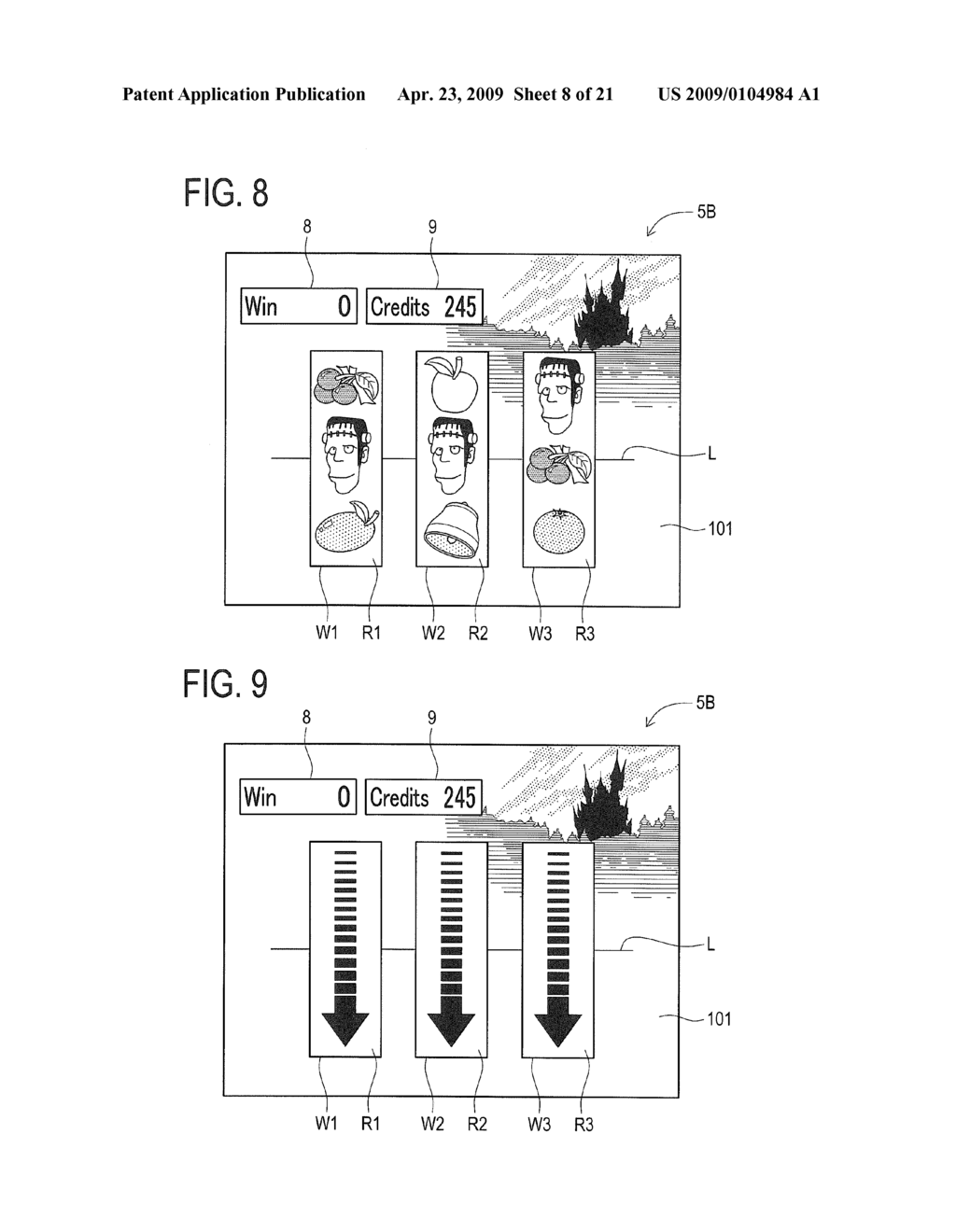 GAMING SYSTEM IN WHICH A PLURALITY OF SLOT MACHINES SCRAMBLE FOR AWARDS - diagram, schematic, and image 09