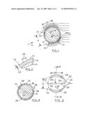 Golf ball having reduced side spin diagram and image