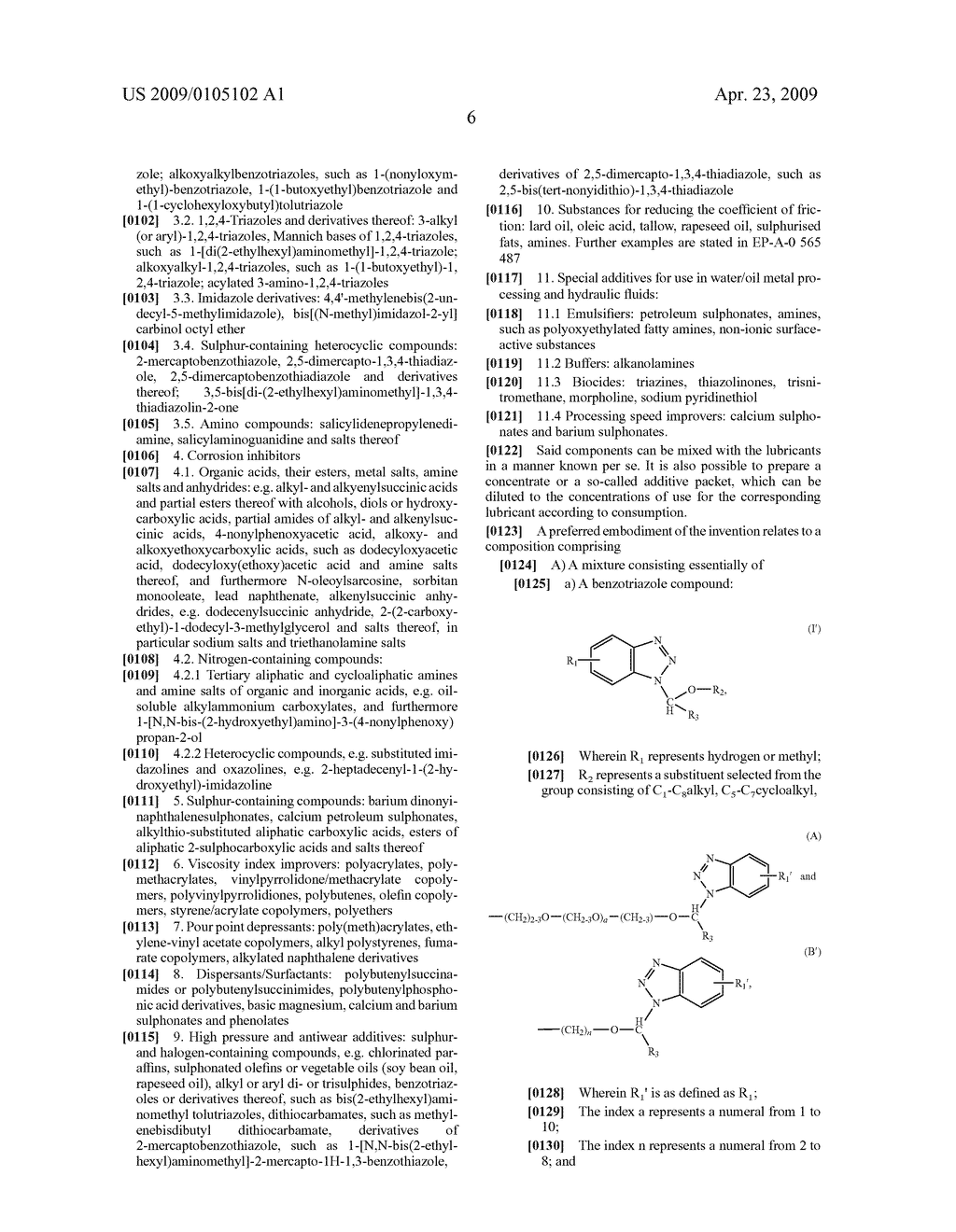 Benzotriazole Compositions - diagram, schematic, and image 07