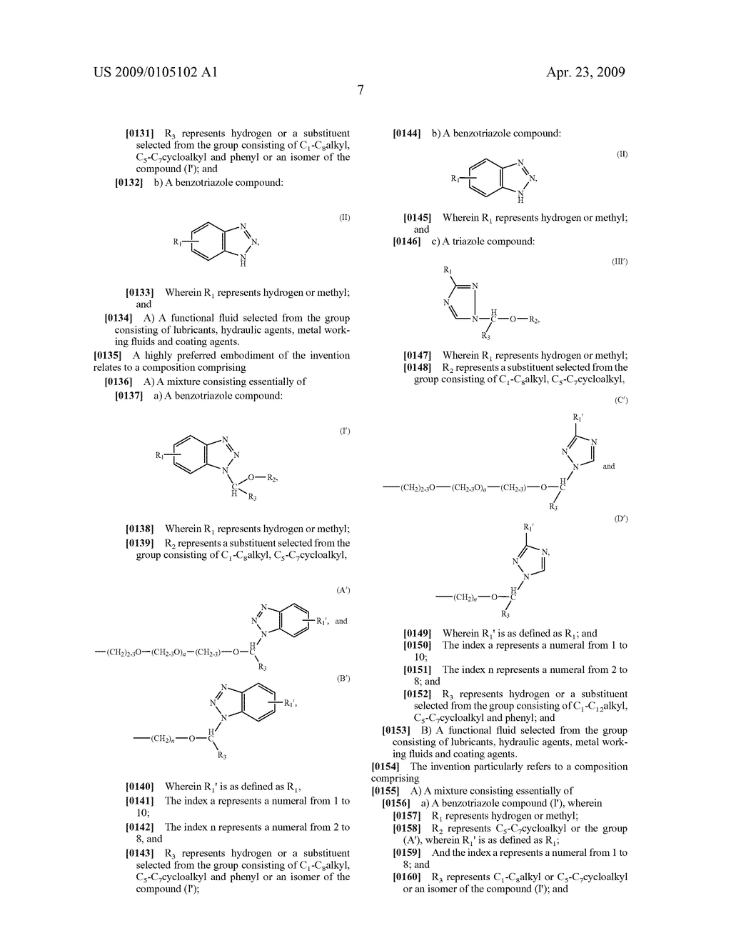 Benzotriazole Compositions - diagram, schematic, and image 08