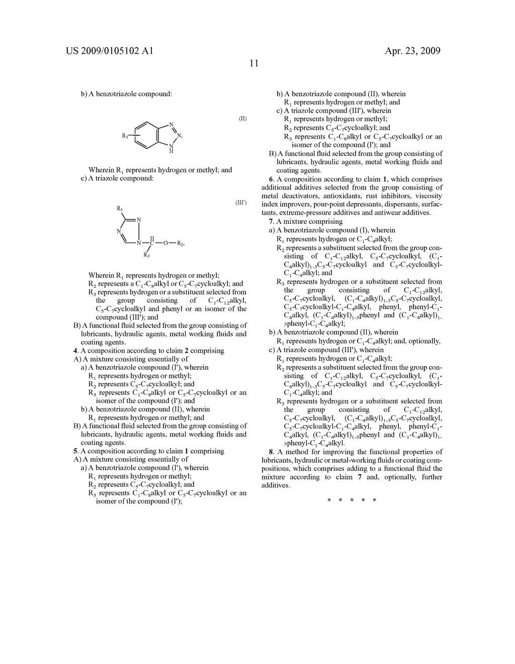 Benzotriazole Compositions - diagram, schematic, and image 12