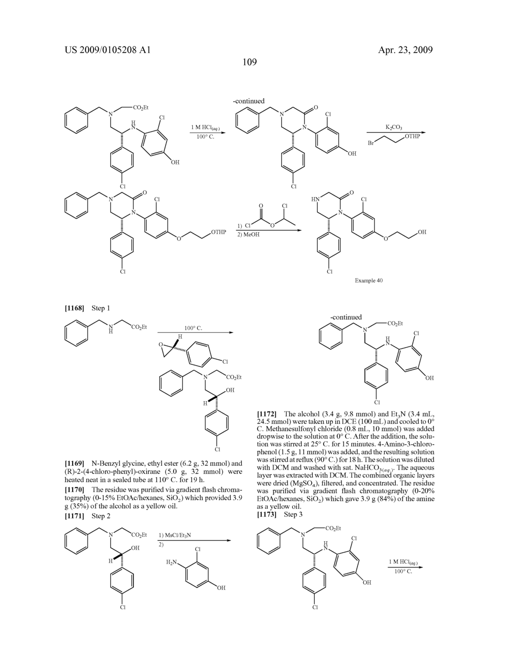 Substituted Piperazines as CB1 Antagonists - diagram, schematic, and image 110