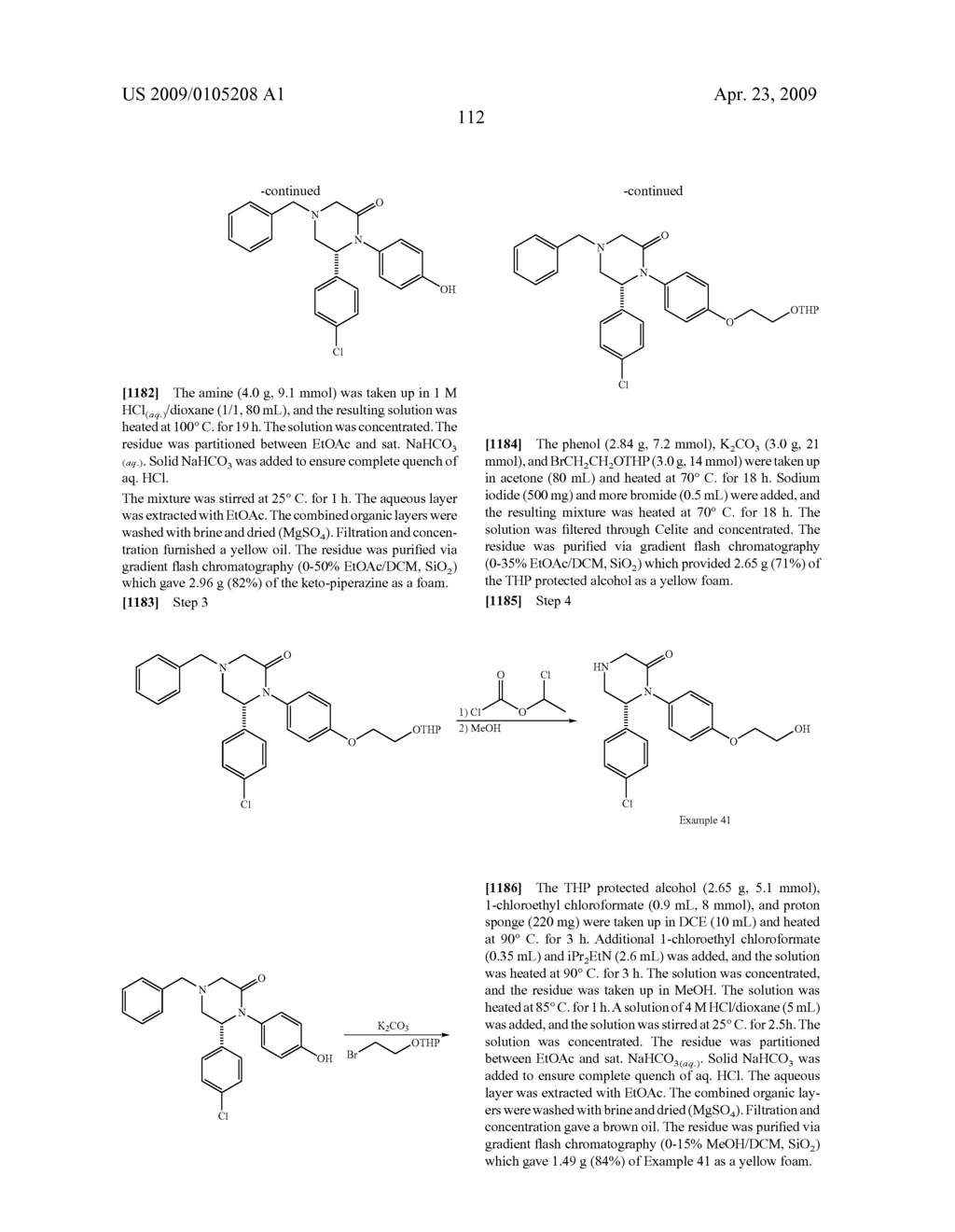 Substituted Piperazines as CB1 Antagonists - diagram, schematic, and image 113