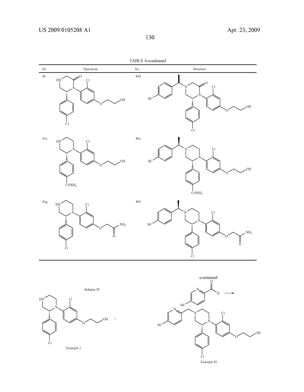 Substituted Piperazines as CB1 Antagonists - diagram, schematic, and image 131