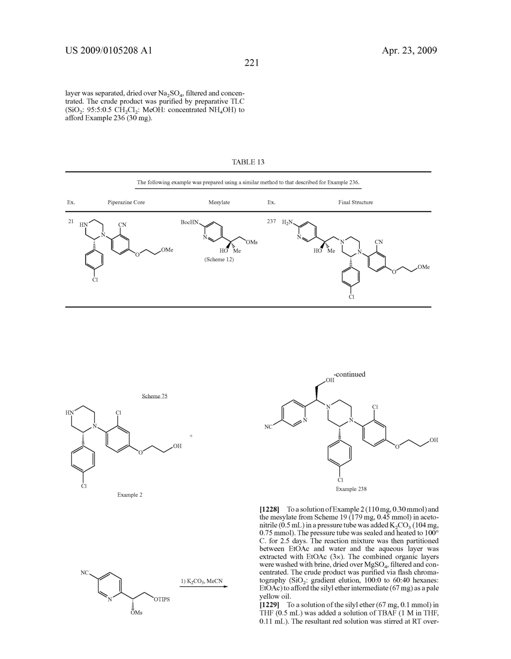 Substituted Piperazines as CB1 Antagonists - diagram, schematic, and image 222