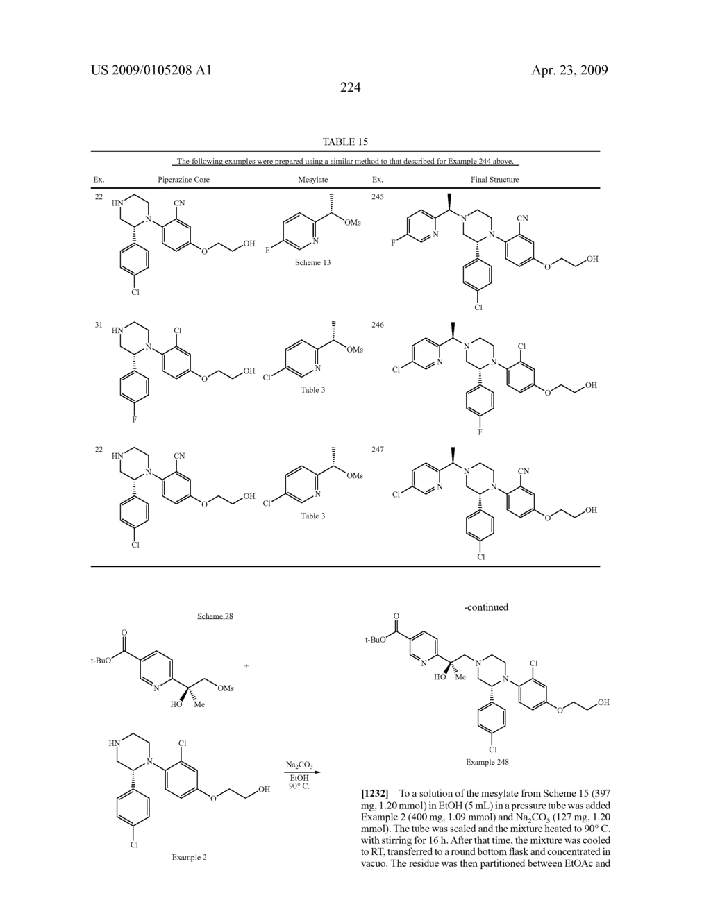 Substituted Piperazines as CB1 Antagonists - diagram, schematic, and image 225