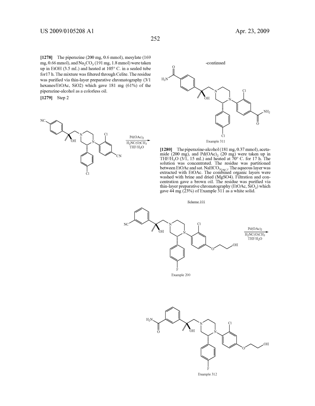 Substituted Piperazines as CB1 Antagonists - diagram, schematic, and image 253