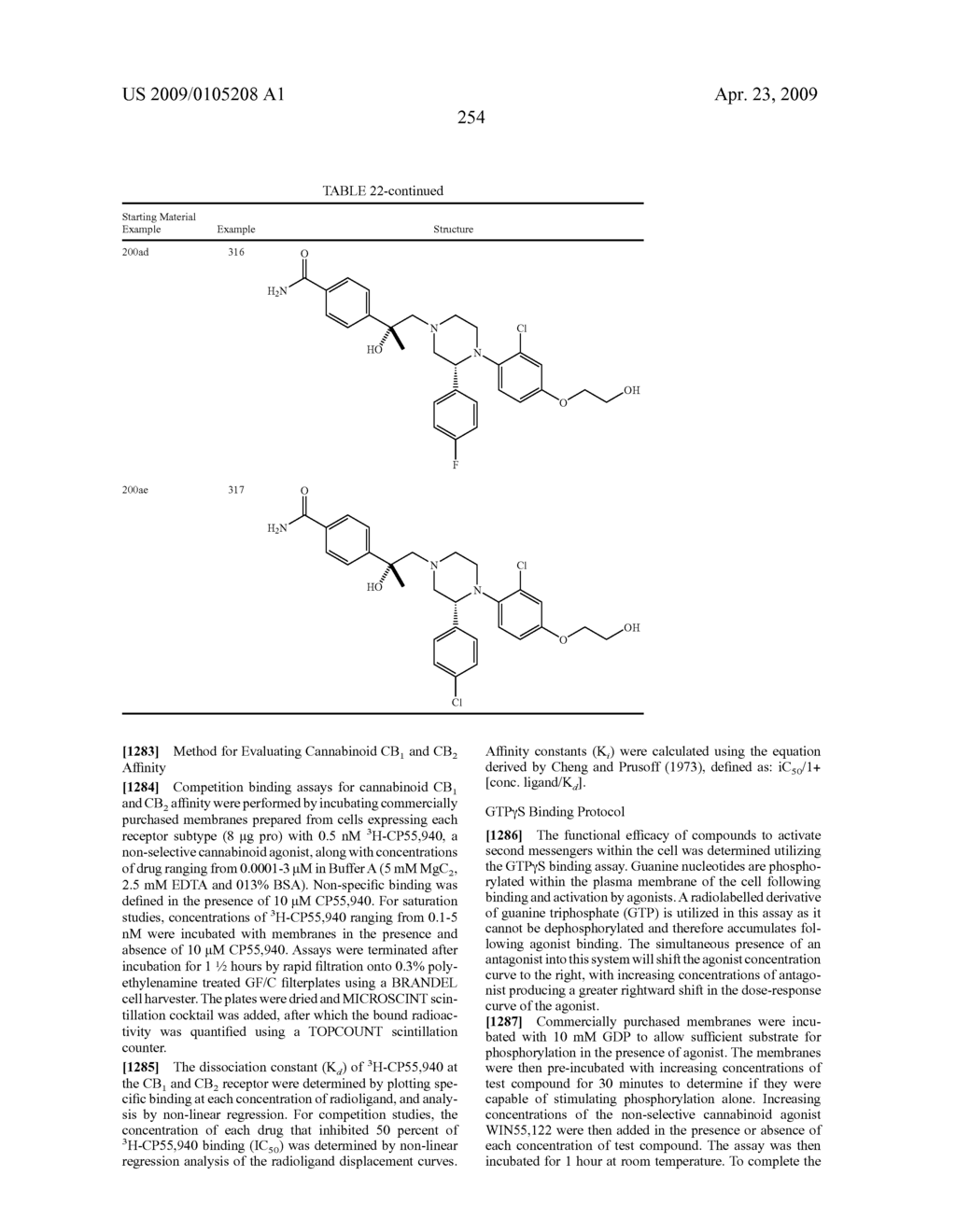 Substituted Piperazines as CB1 Antagonists - diagram, schematic, and image 255