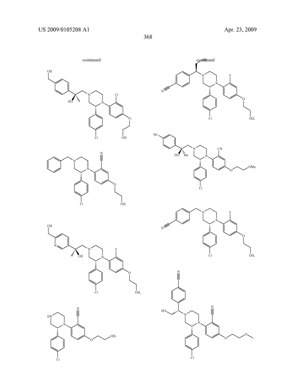 Substituted Piperazines as CB1 Antagonists - diagram, schematic, and image 369