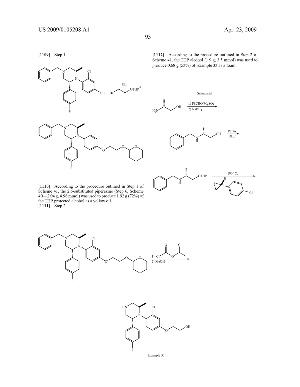 Substituted Piperazines as CB1 Antagonists - diagram, schematic, and image 94