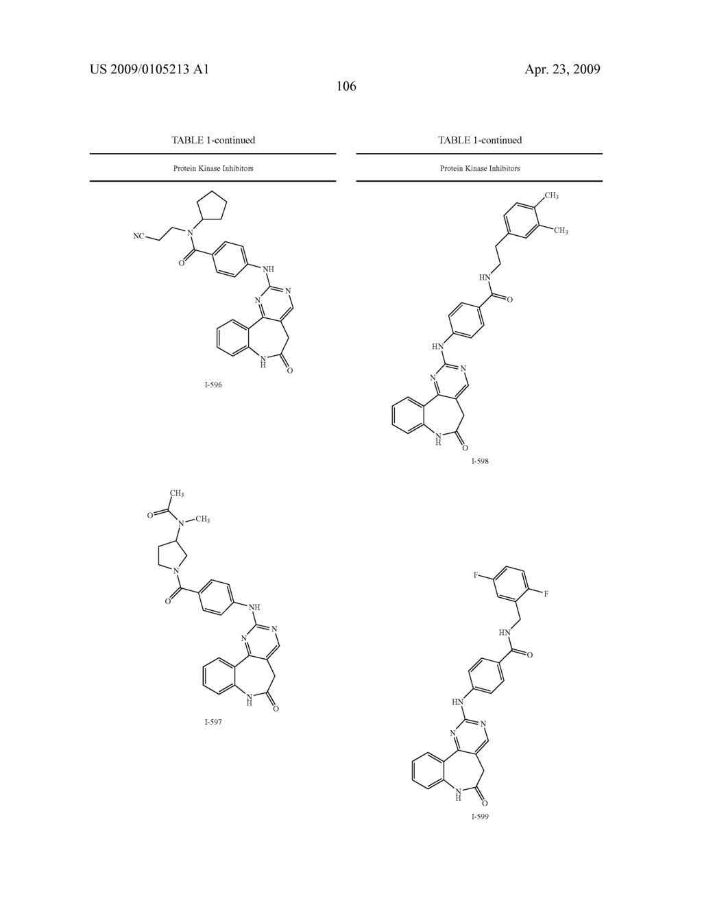 Lactam compounds useful as protein kinase inhibitors - diagram, schematic, and image 107