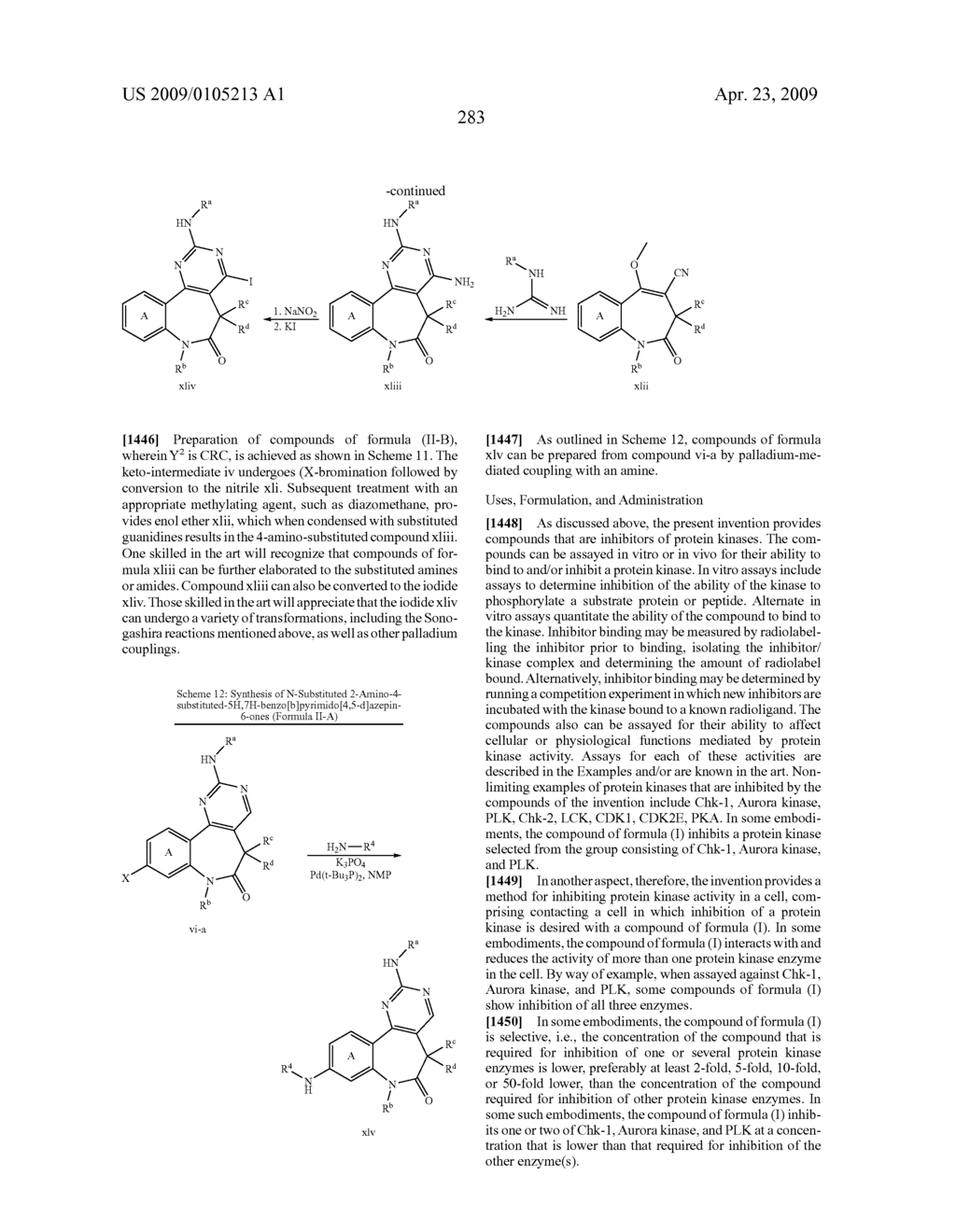 Lactam compounds useful as protein kinase inhibitors - diagram, schematic, and image 284