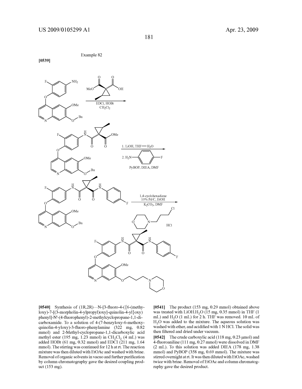 c-MET MODULATORS AND METHODS OF USE - diagram, schematic, and image 182