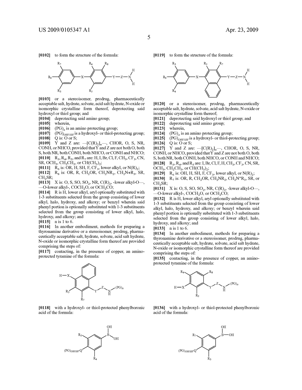 THYRONAMINE DERIVATIVES AND ANALOGS AND METHODS OF USE THEREOF - diagram, schematic, and image 28