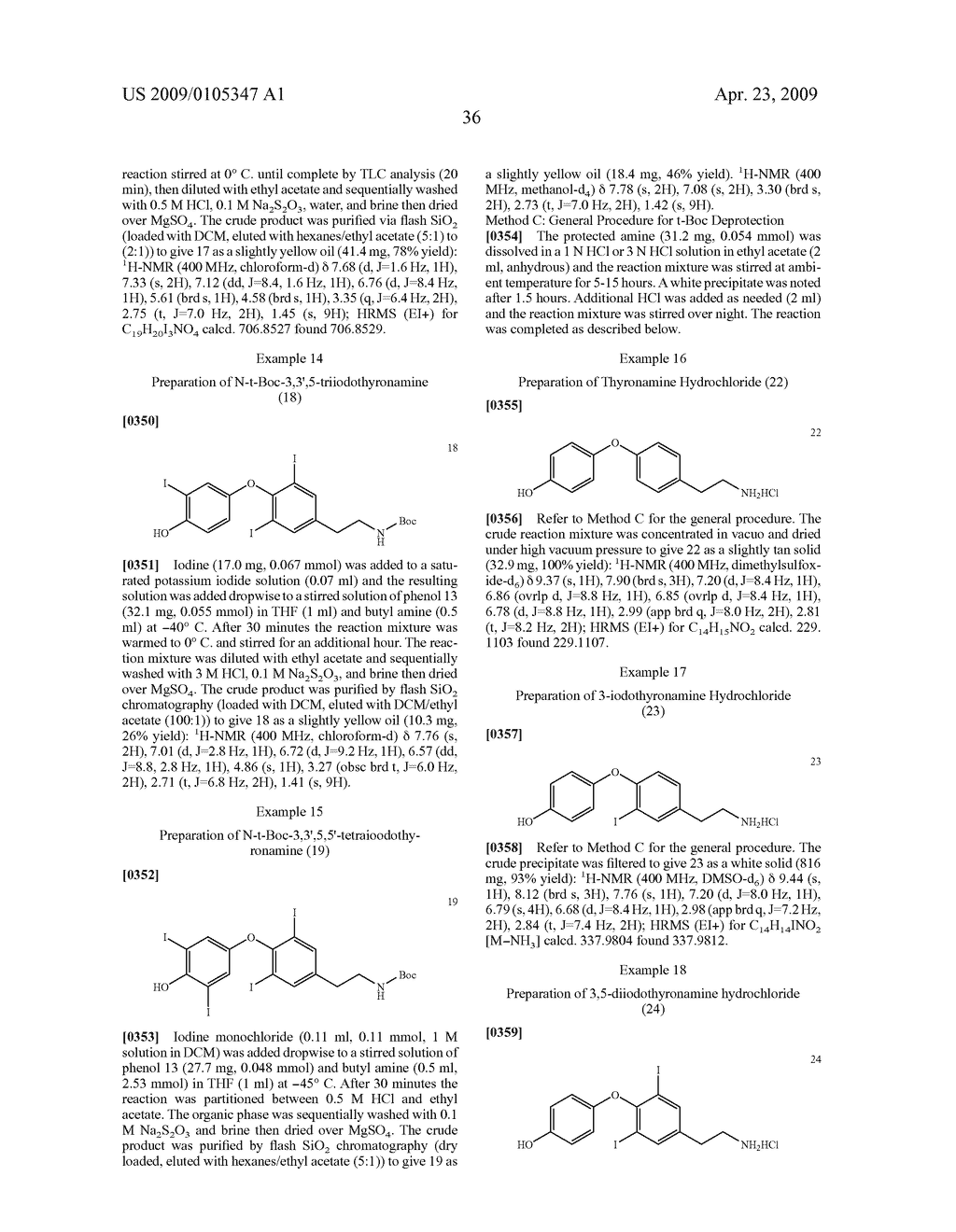 THYRONAMINE DERIVATIVES AND ANALOGS AND METHODS OF USE THEREOF - diagram, schematic, and image 59