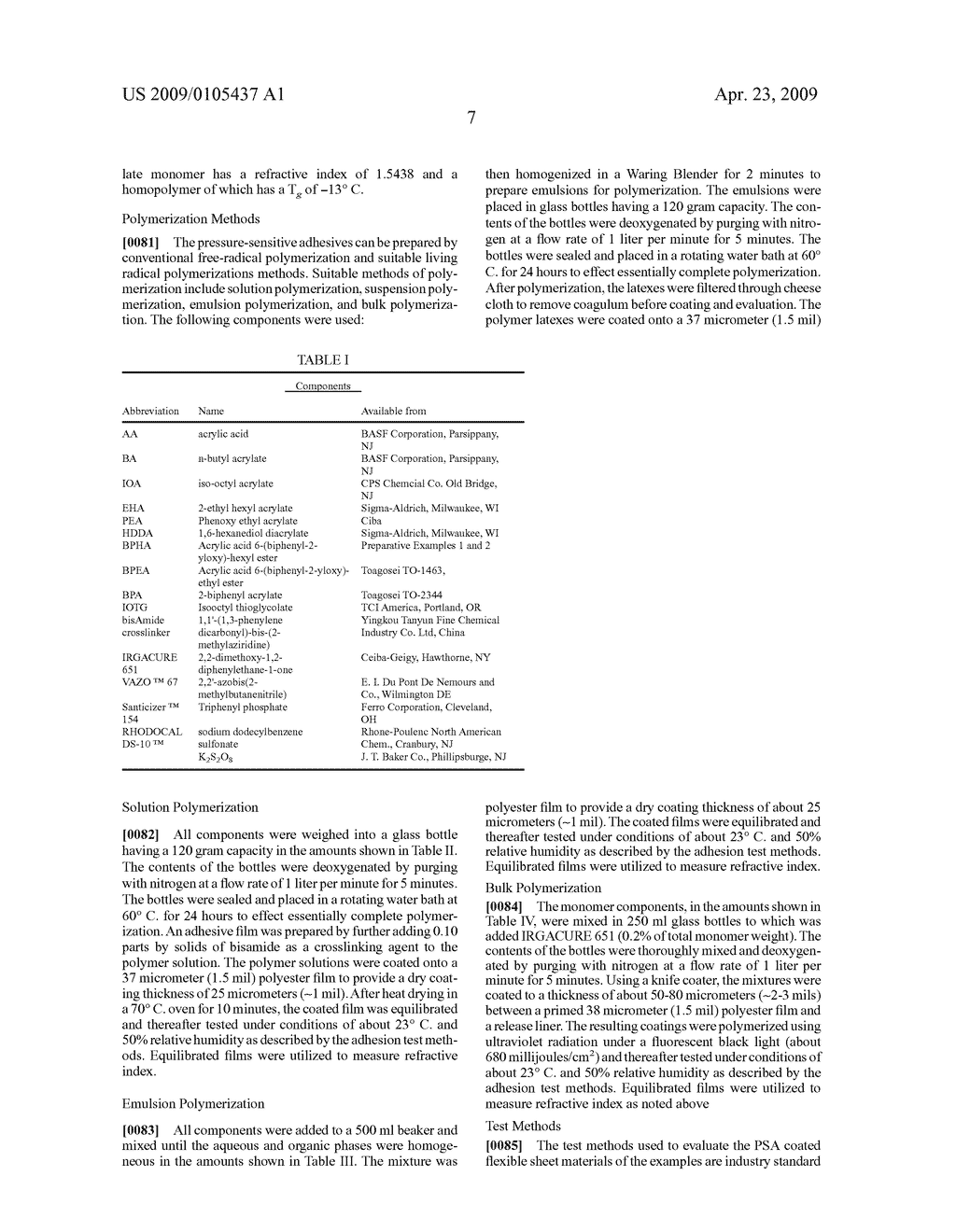 HIGH REFRACTIVE INDEX PRESSURE-SENSITIVE ADHESIVES - diagram, schematic, and image 08