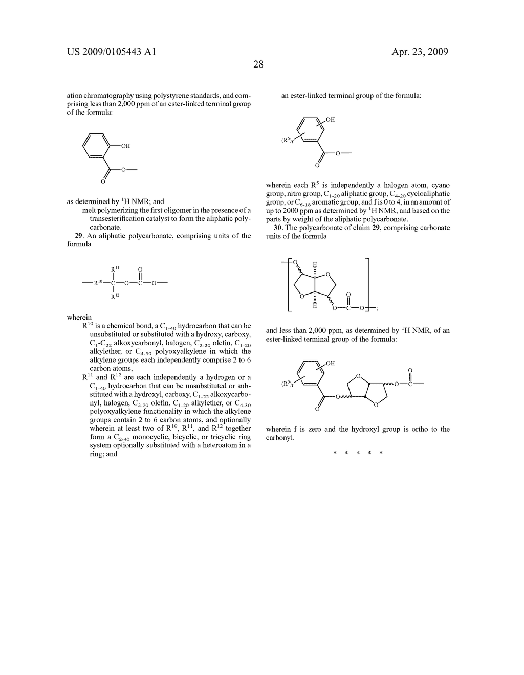 ALIPHATIC POLYCARBONATES, METHODS OF MAKING, AND ARTICLES FORMED THEREFROM - diagram, schematic, and image 41