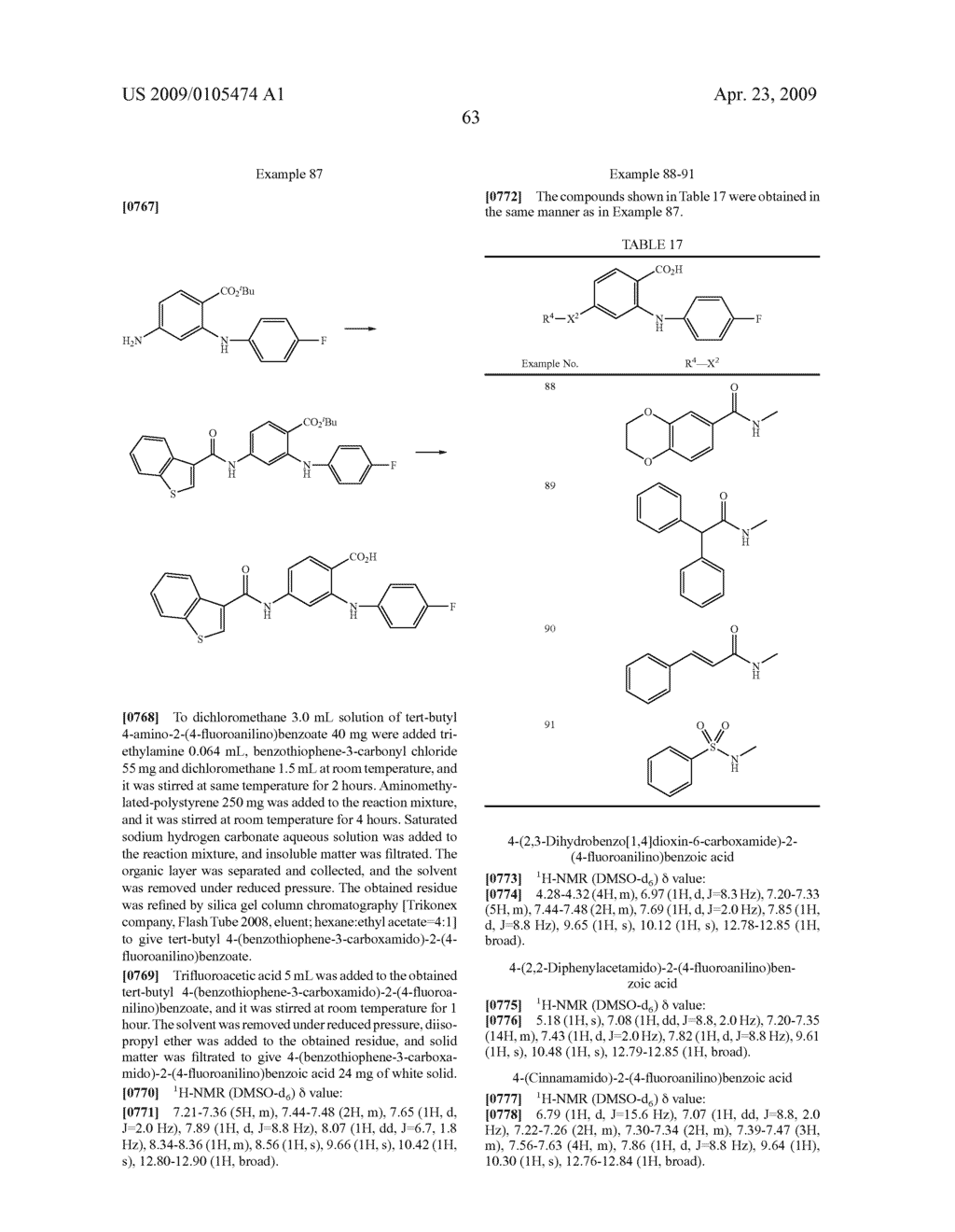 NOVEL ANTHRANILIC ACID DERIVATIVE OR SALT THEREOF - diagram, schematic, and image 64